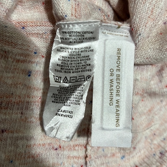 Loft 3/4 sleeve Pink Sweater - Picture 6 of 6